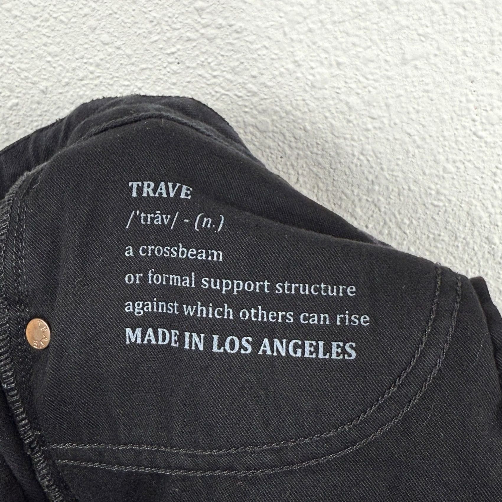 Vintage VINTAGE Trave Jeans Slim 5-Pocket Denim Black 27x26 Womens mid rise 27 Black Jeans Womens 27 Mens? Size 27" / US 4 / IT 40 - 6 Thumbnail