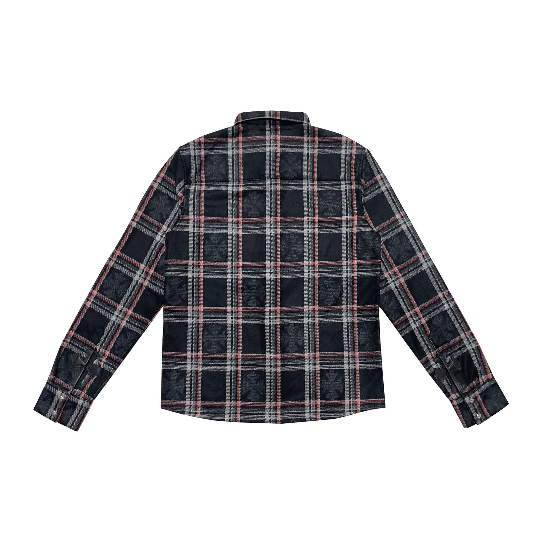 Chrome Hearts Chrome Hearts Gas Station Plaid Cashmere Cross Patch Shirt Size US S / EU 44-46 / 1 - 2 Thumbnail