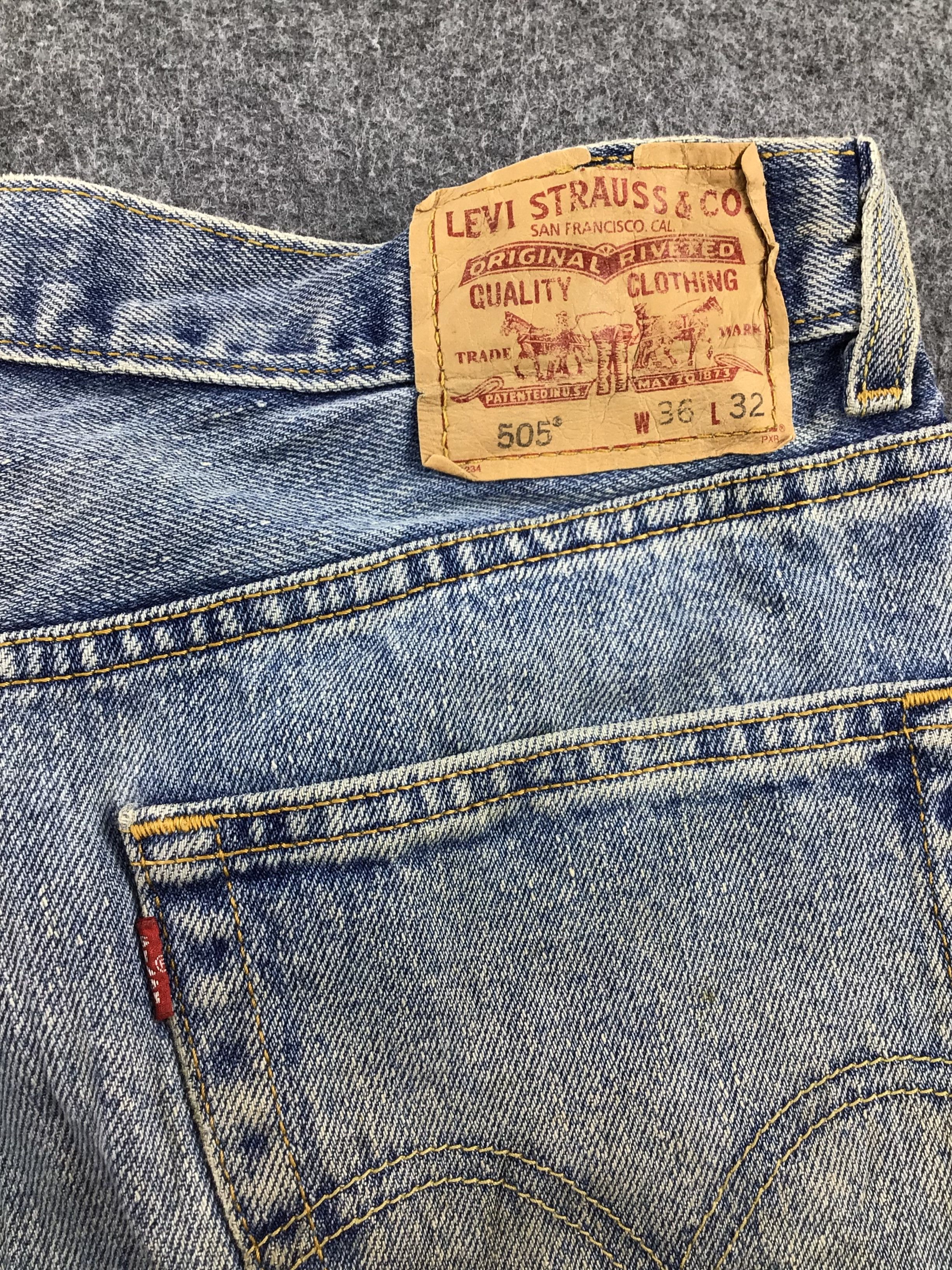 Levi's Vintage Levis 505 Jeans-J907 Size US 35 - 5 Thumbnail