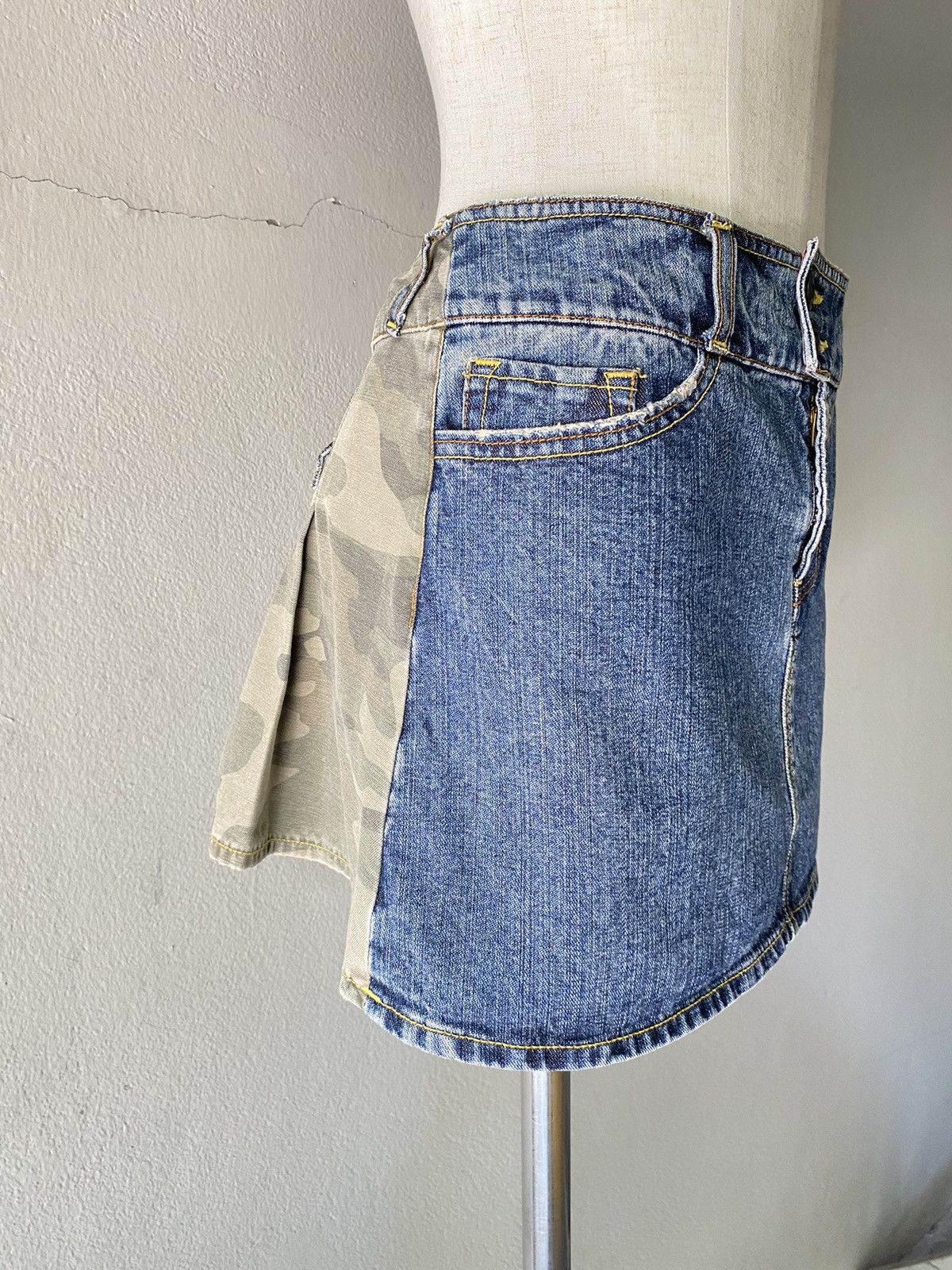 Von Dutch Von Dutch Y2K Denim Mini Skirt Size 31" - 13 Thumbnail