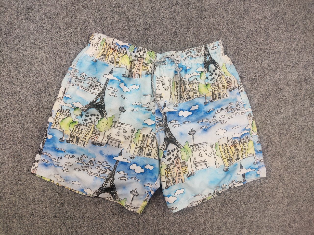 Vilebrequin Vilebrequin Moorea Swim Shorts Paris Eiffel Casual Pocket Size US 34 / EU 50 - 8 Thumbnail