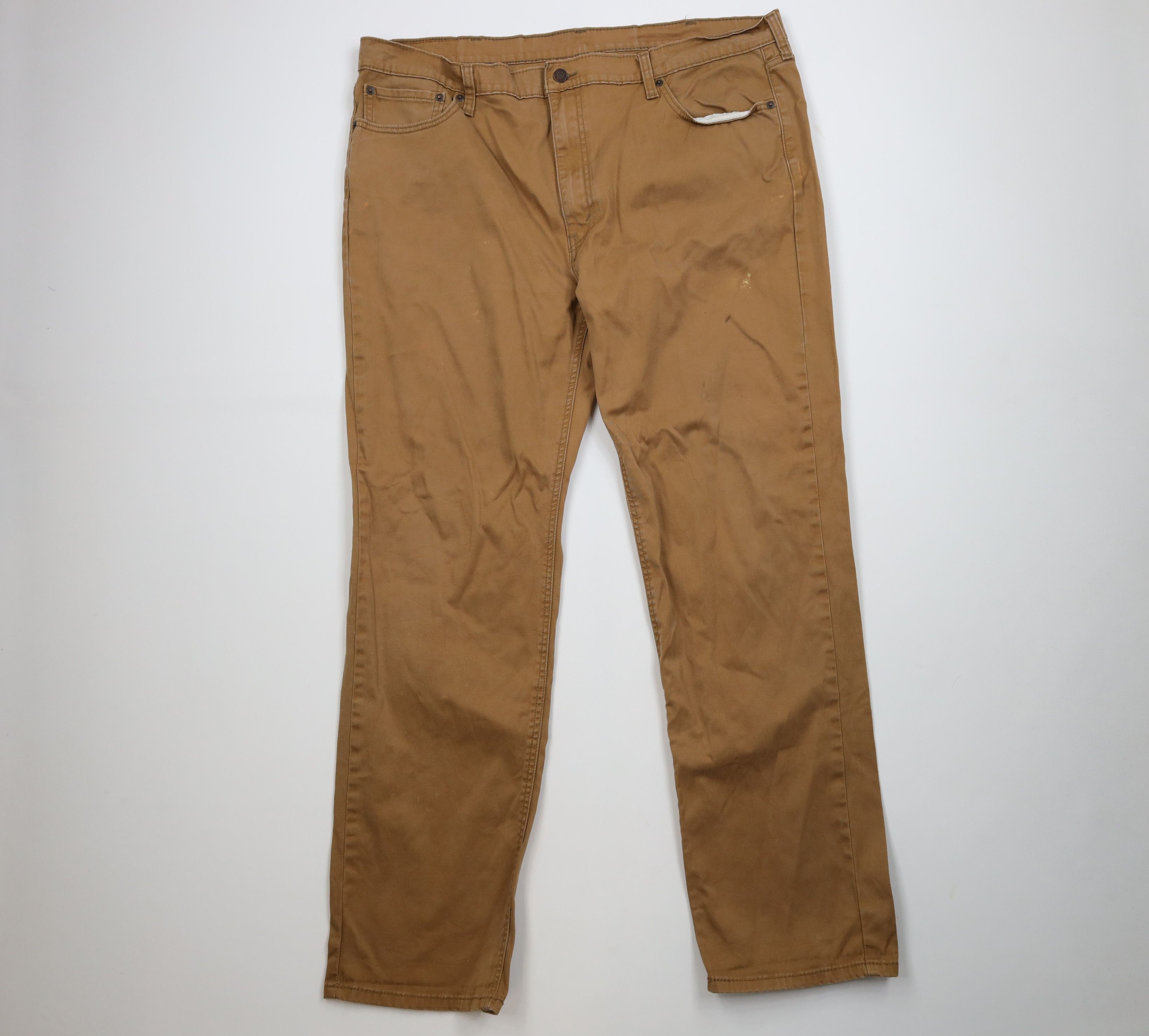Levi's Vintage Y2K Levis 541 Athletic Fit Tapered Leg Pants Brown Size US 42 / EU 58 - 1 Thumbnail