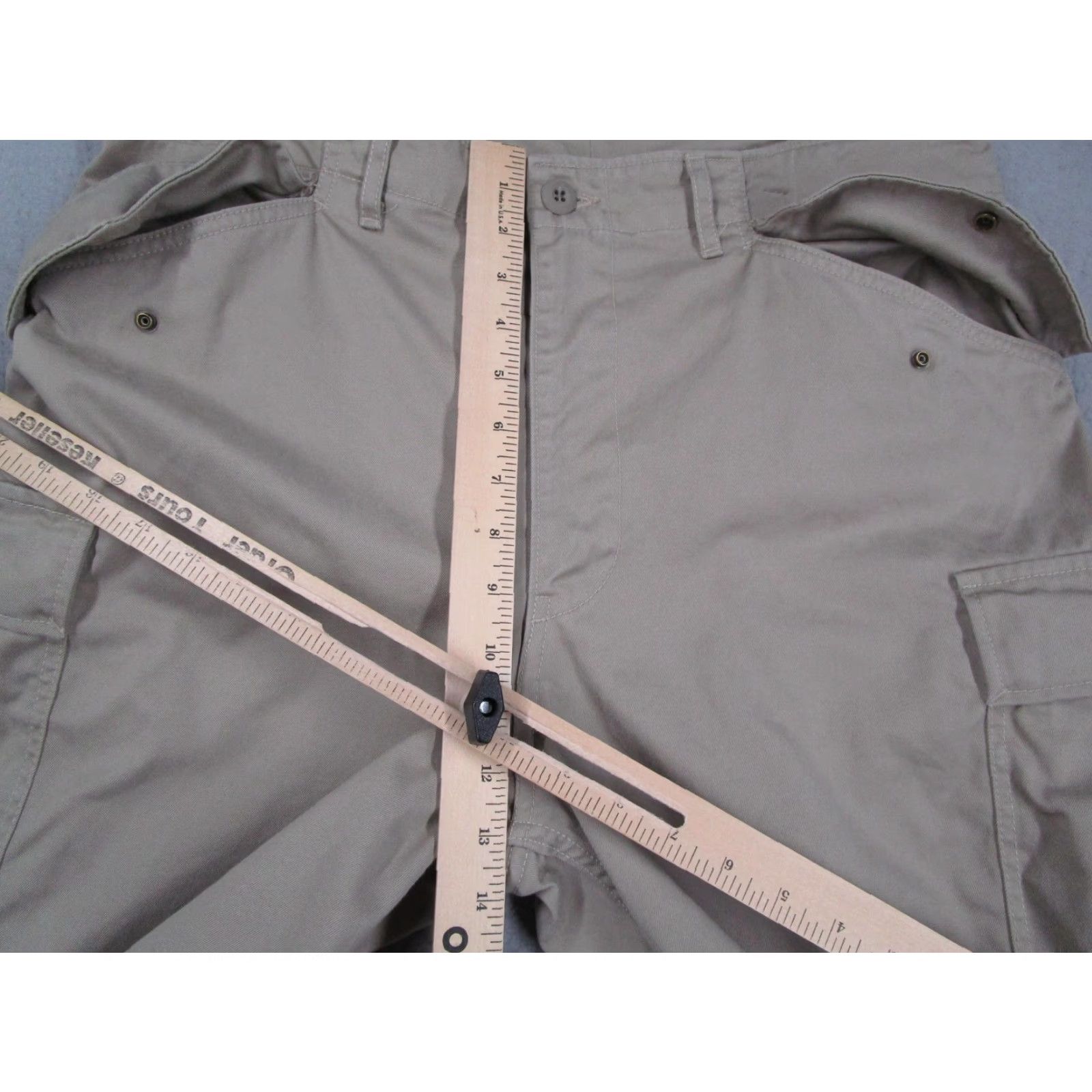 Tenderloin VINTAGE Tenderloin Cargo Pants Men's Large Khaki 100% Cotton Made in Japan 90s Army Workwear Cargo Pocket Straight Leg Size L Mens Size US 33 - 6 Thumbnail