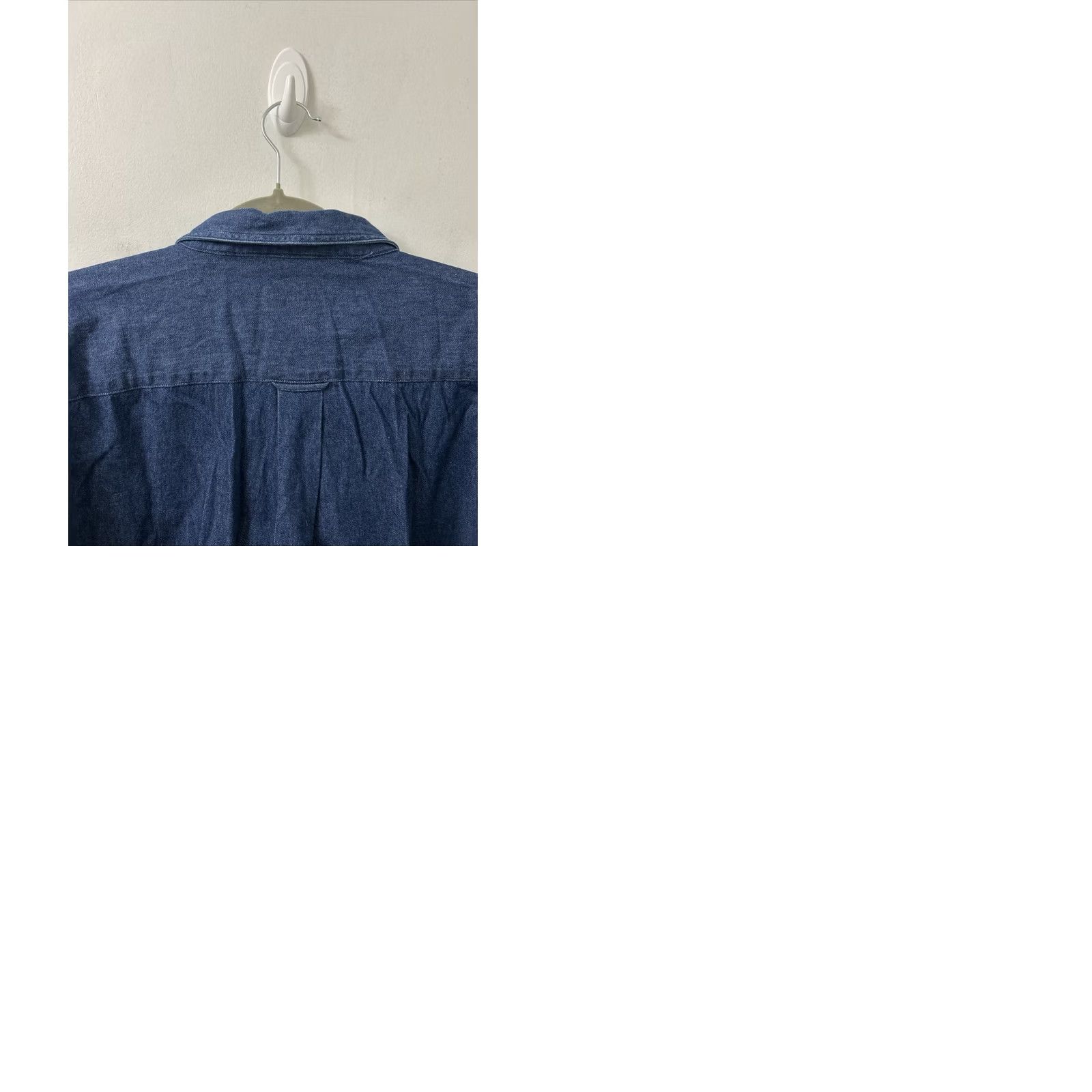 Nautica VINTAGE Nautica Denim Shirt Mens XL Blue Button-Down Cotton Long Sleeve Plaid NWT Size US XL / EU 56 / 4 - 9 Thumbnail