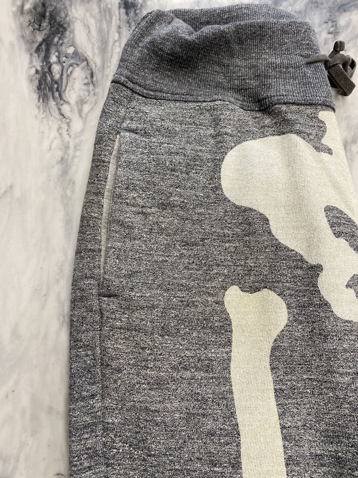 Kapital Kapital bones fleece sweatpants grey skeleton authentic Size US 32 / EU 48 - 16 Thumbnail