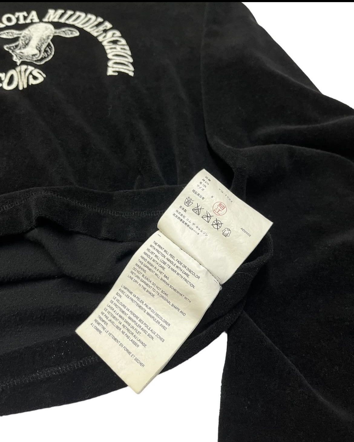 Junya Watanabe Junya Watanabe AW2002 Velour Sweatshirt *VERY RARE* Size US S / EU 44-46 / 1 - 7 Thumbnail