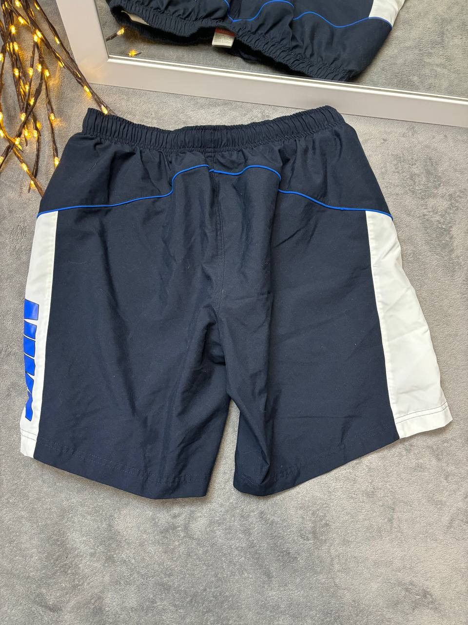 Nike × Vintage Vintage Y2K Nike Nylon Swoosh Logo Shorts Size US 34 / EU 50 - 8 Thumbnail