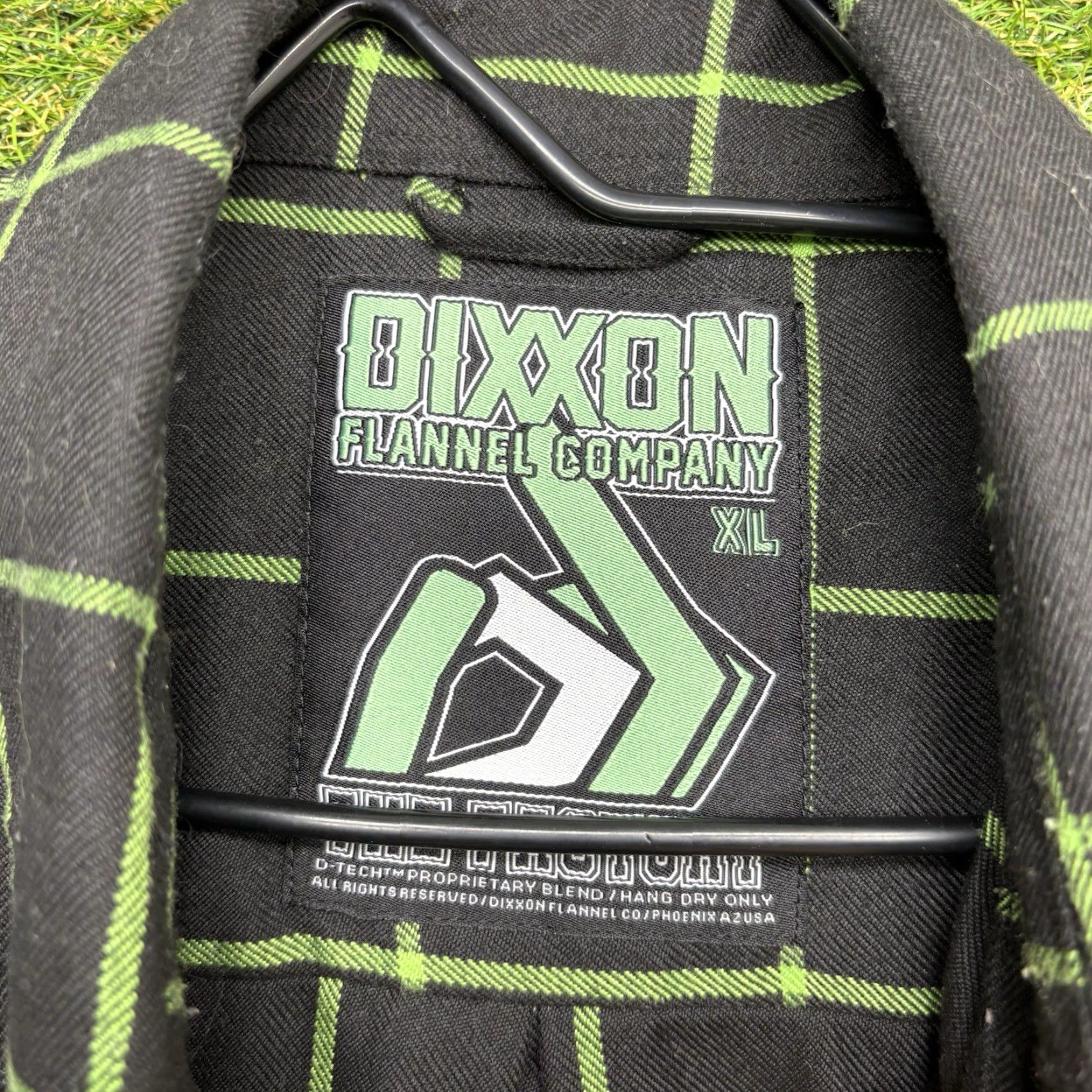 Vintage DIXXON Flannel Shirt Mens XL Black Green Thick Plaid Long Sleeve Button-Up Collared Casual Workwear Size US XL / EU 56 / 4 - 7 Thumbnail