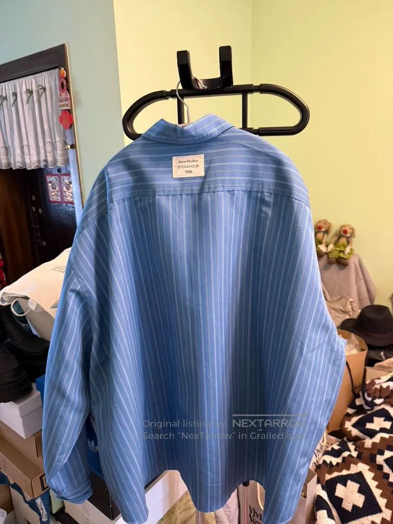 Acne Studios Acne Studios Oversized Vertical Striped Shirt Size US S / EU 44-46 / 1 - 5 Thumbnail