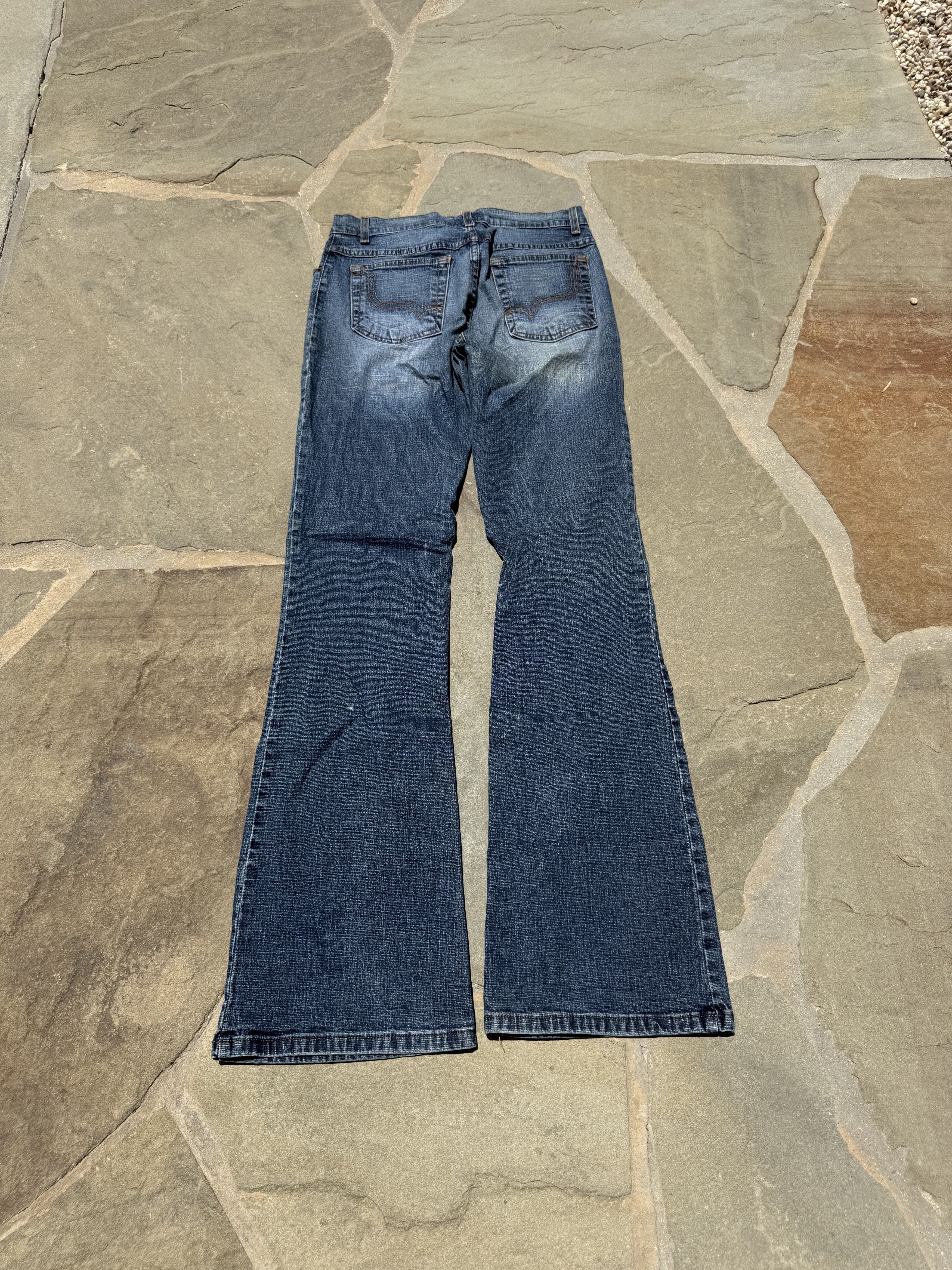 Other Vintage Japanese Flared Denim Size 25" / US 0 / IT 36 - 2 Thumbnail