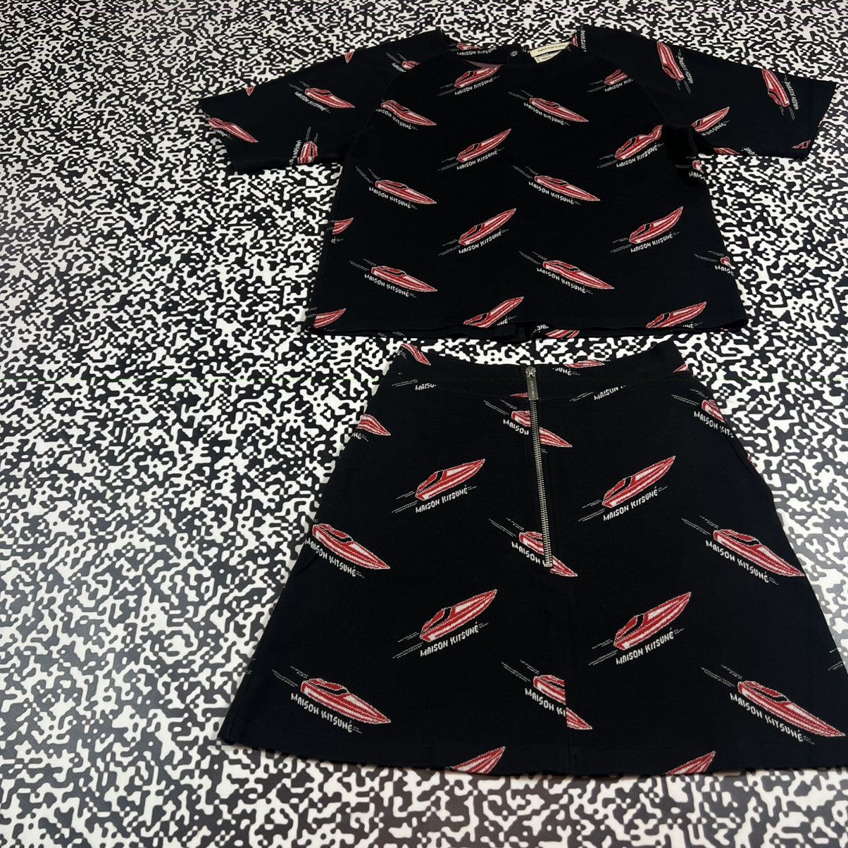 Maison Kitsune Vintage Y2K Maison Kitsune Luxury Set Boat Logo Retro Style Size 27" / US 4 / IT 40 - 6 Thumbnail