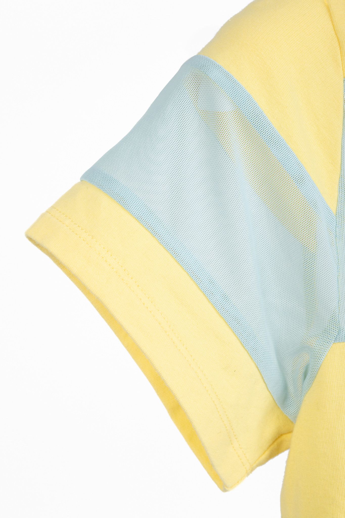 Staud STAUD x New Balance Sunshine Cotton & Mesh Striped Polo Size S / US 4 / IT 40 - 6 Thumbnail