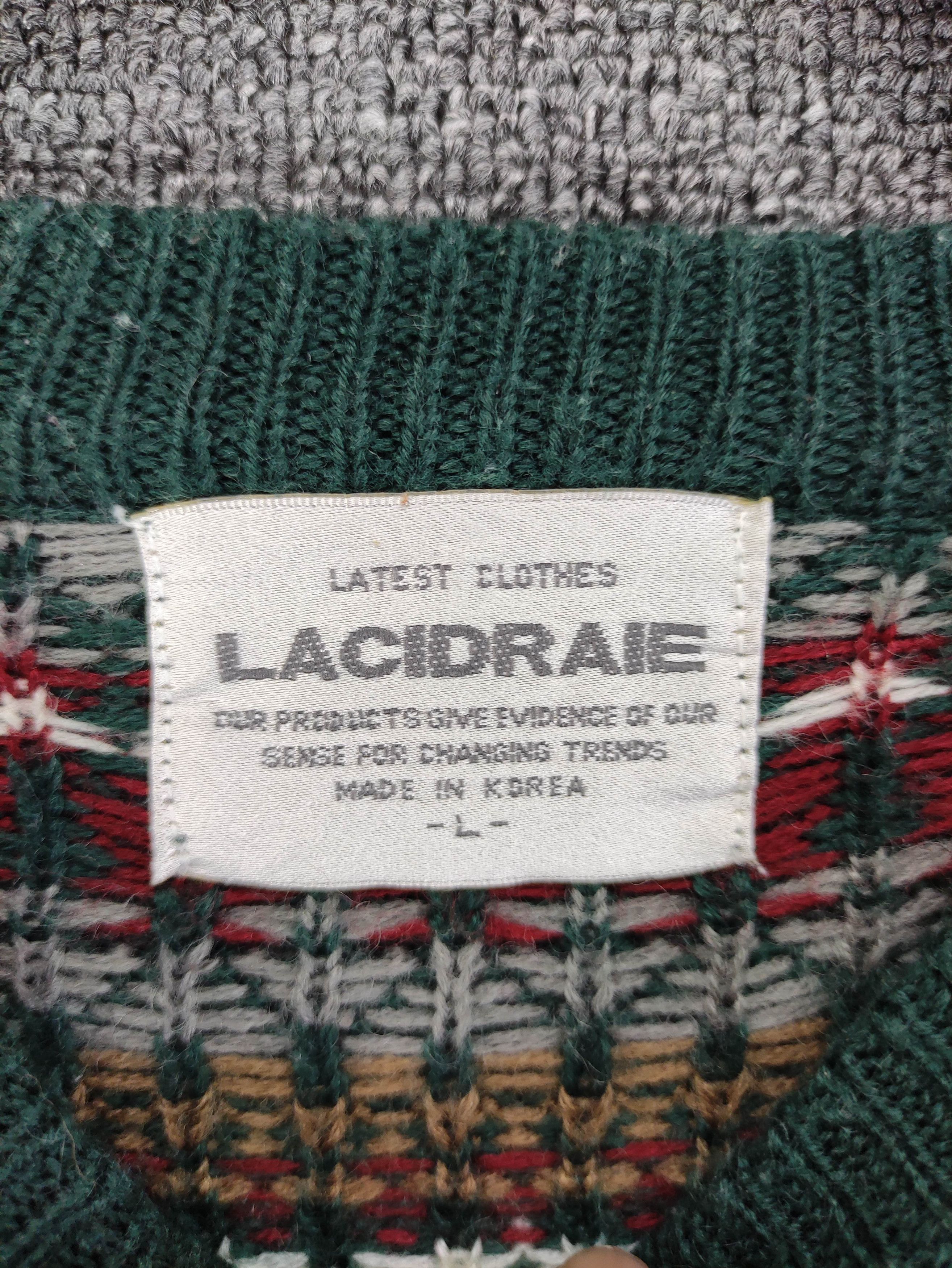Japanese Brand Vintage Lacidraie Knit Sweater Jumper Wool Size US M / EU 48-50 / 2 - 2 Thumbnail