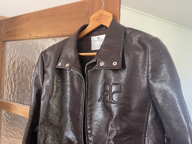 Courreges Vinyl Leather Jacket - Courrèges, Size 52 / M, New Size US M / EU 48-50 / 2 - 3 Thumbnail