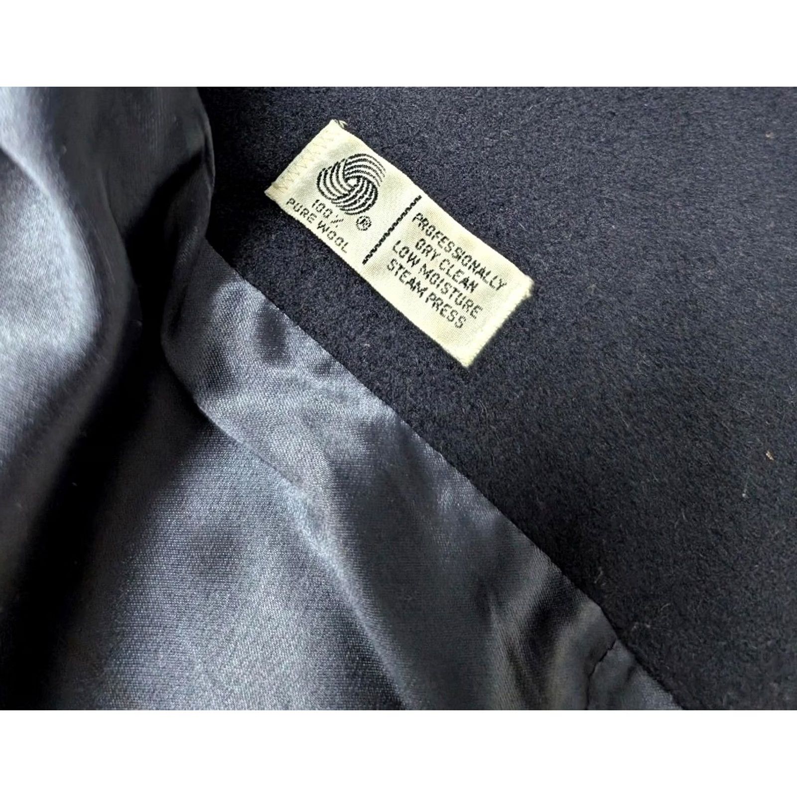 Doublet VINTAGE Stratojac OVERCOAT Navy Blue Wool Double Breasted Long Coat M Chest 40 Navy Mens Size US M / EU 48-50 / 2 - 7 Thumbnail