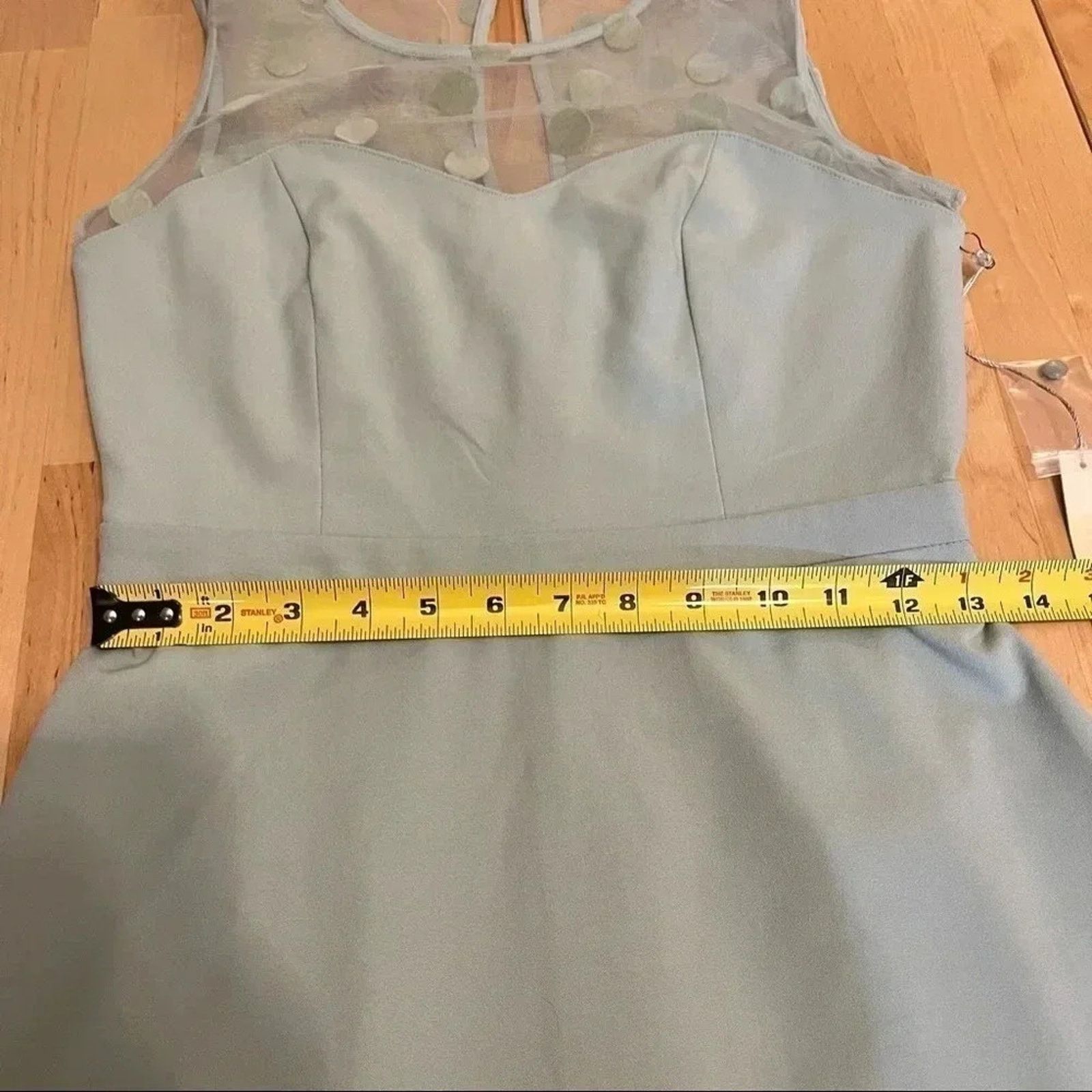 Lauren Conrad LC Lauren Conrad Flocked Tulle Sweetheart Dress Sz 4 NWT Size S / US 4 / IT 40 - 7 Thumbnail