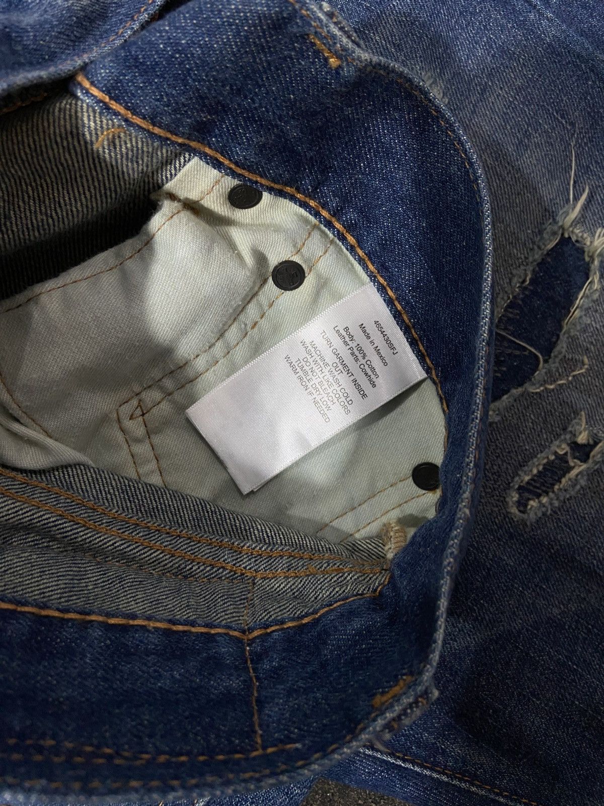 Denim & Supply Ralph Lauren Denim & Supply Ralph Lauren Distressed Denim Patchwork Jeans Size US 32 / EU 48 - 8 Thumbnail