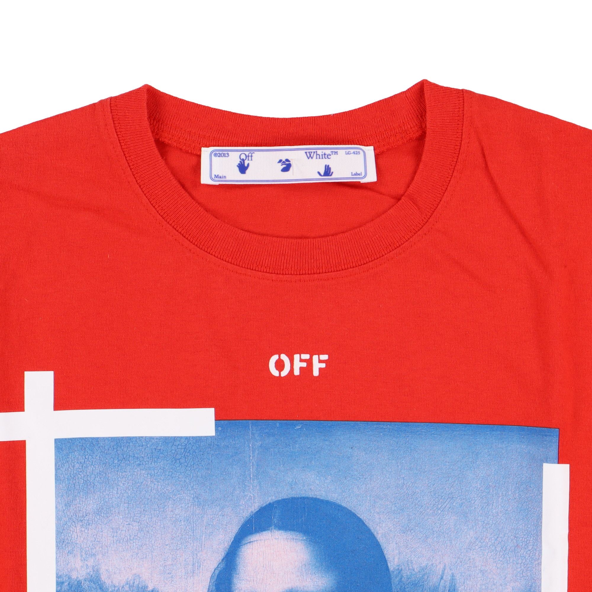 Off-White Red Mona Lisa Arrows Long Sleeve T-Shirt Size US M / EU 48-50 / 2 - 6 Thumbnail
