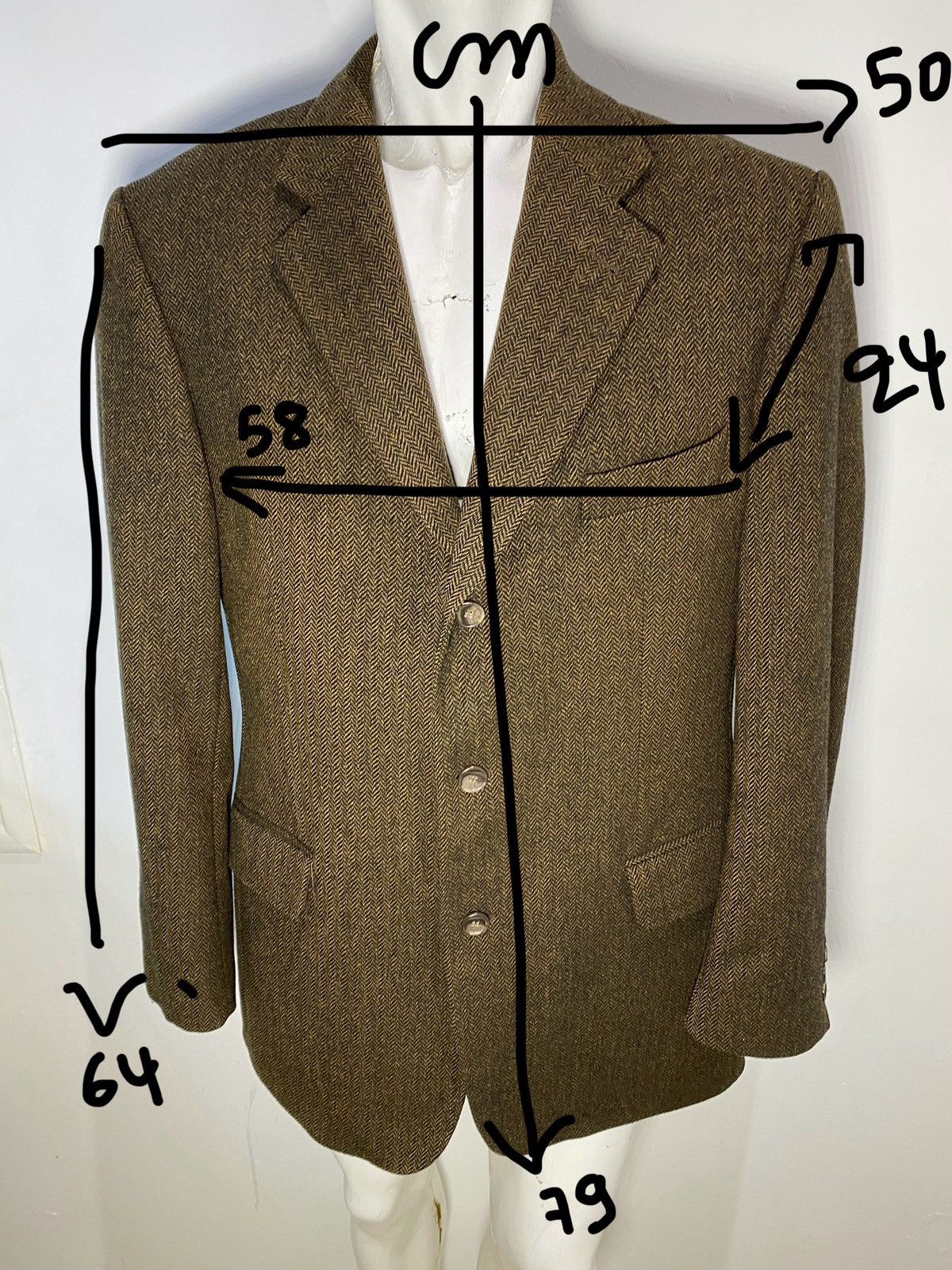 Burberry Burberry Vintage Wool Blazer / Jacket Size US XL / EU 56 / 4 - 7 Thumbnail