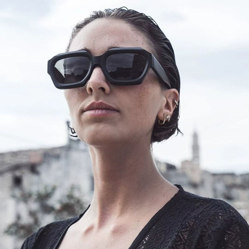 Electric Visual Hip-hop Street ins style custom avant-garde sunglasses Size ONE SIZE - 3 Thumbnail