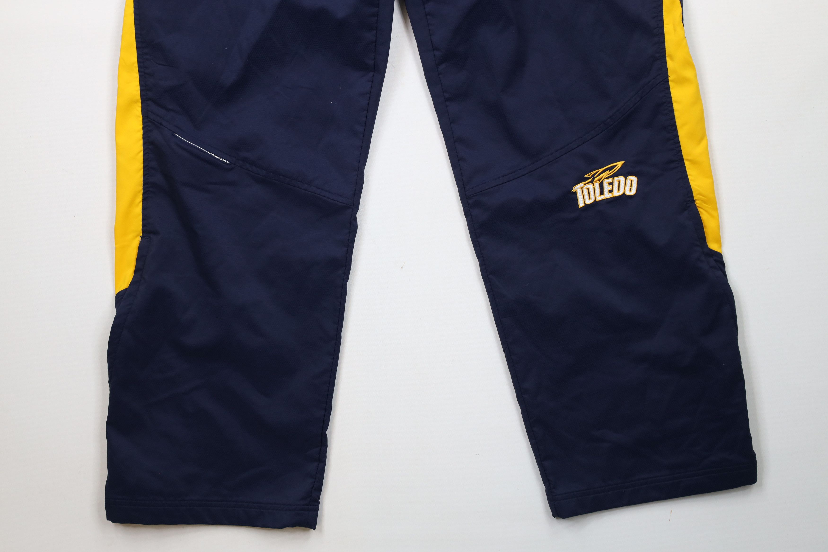 Under Armour × Vintage Under Armour University of Toledo Football Wide Leg Pants Size US 36 / EU 52 - 4 Thumbnail