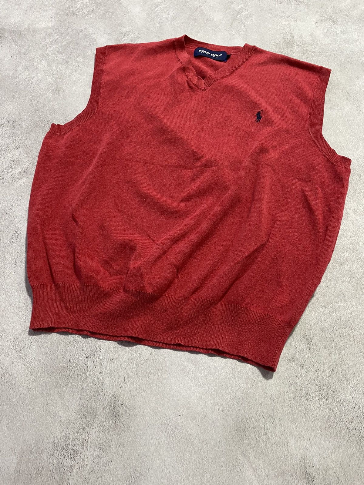 Polo Ralph Lauren Vintage 90s Polo Ralph Lauren Knit Vest Size US M / EU 48-50 / 2 - 2 Thumbnail