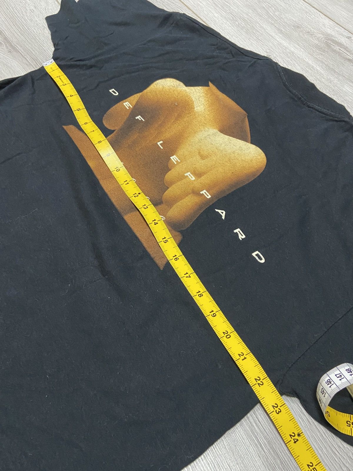 Band Tees Def leppard slang Screen Stars 1996 double sided tshirt Size US L / EU 52-54 / 3 - 13 Thumbnail