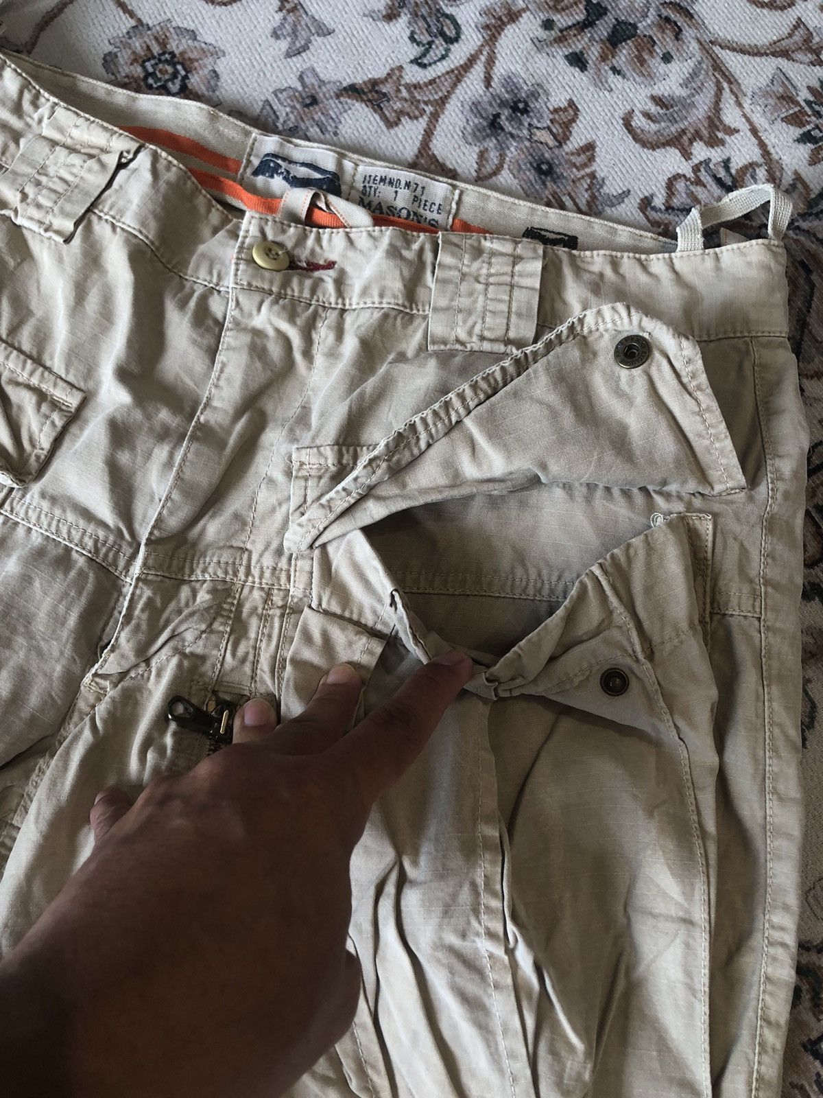 Mason's Rare masons tactical cargo pants Size US 32 / EU 48 - 6 Thumbnail
