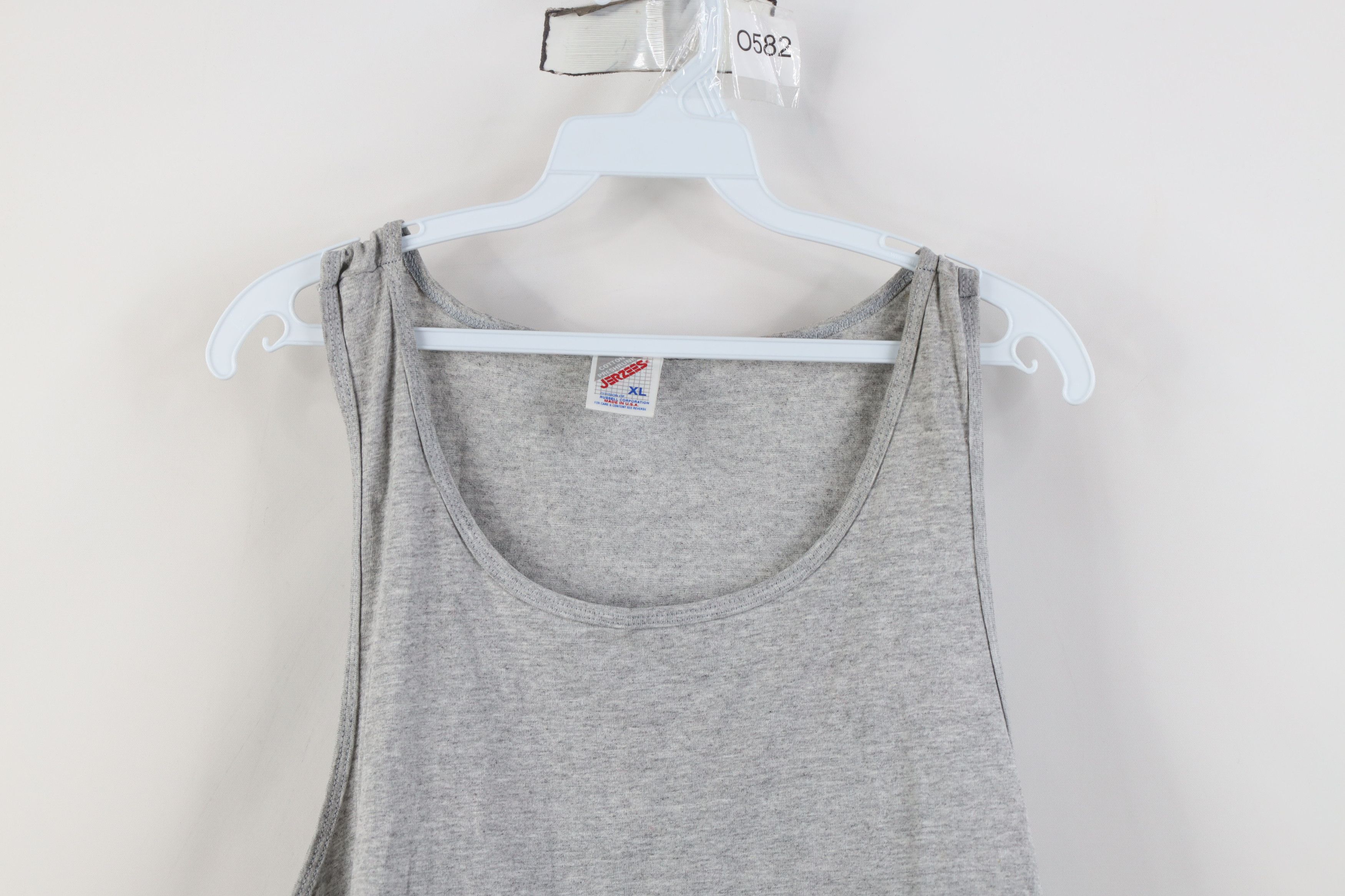 Vintage Vintage 90s Streetwear Tank Top T-Shirt Heather Gray USA Size US XL / EU 56 / 4 - 2 Thumbnail