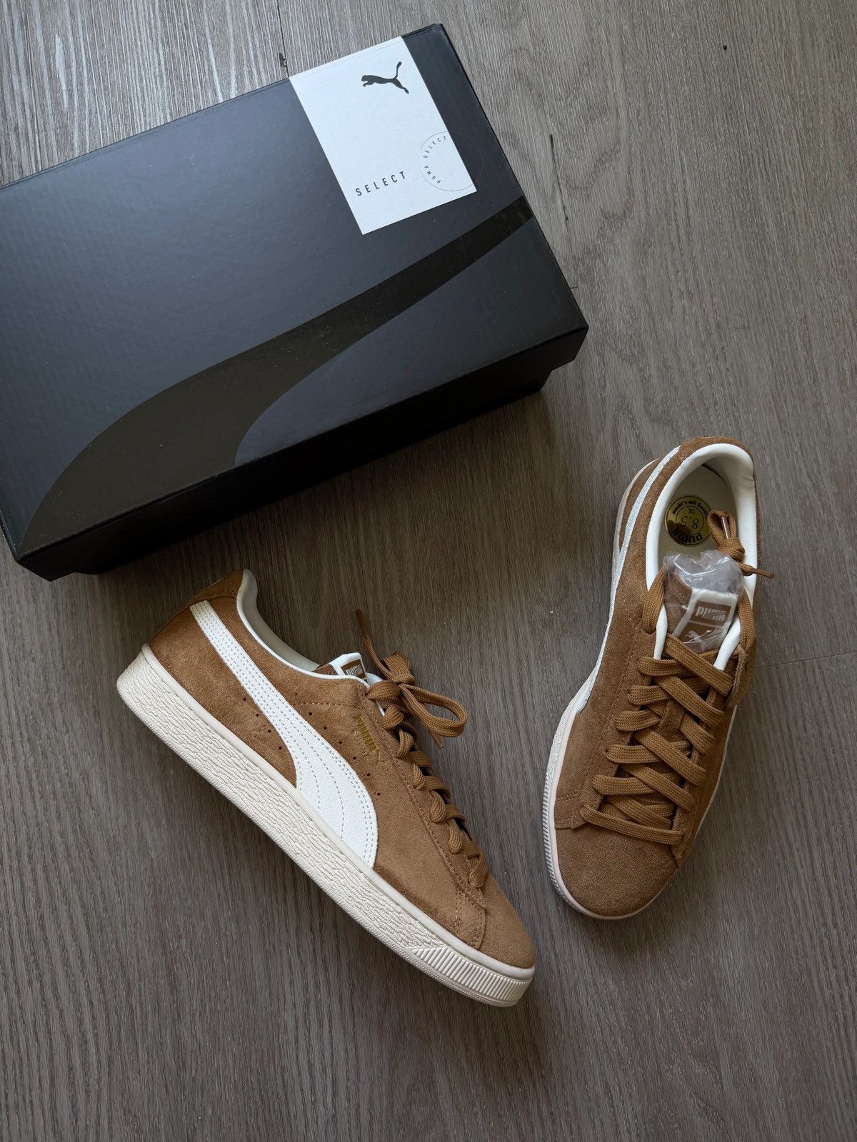 Puma Puma Suede Charles F. Stead Honey Butter White Size US 9.5 / EU 42-43 - 1 Thumbnail