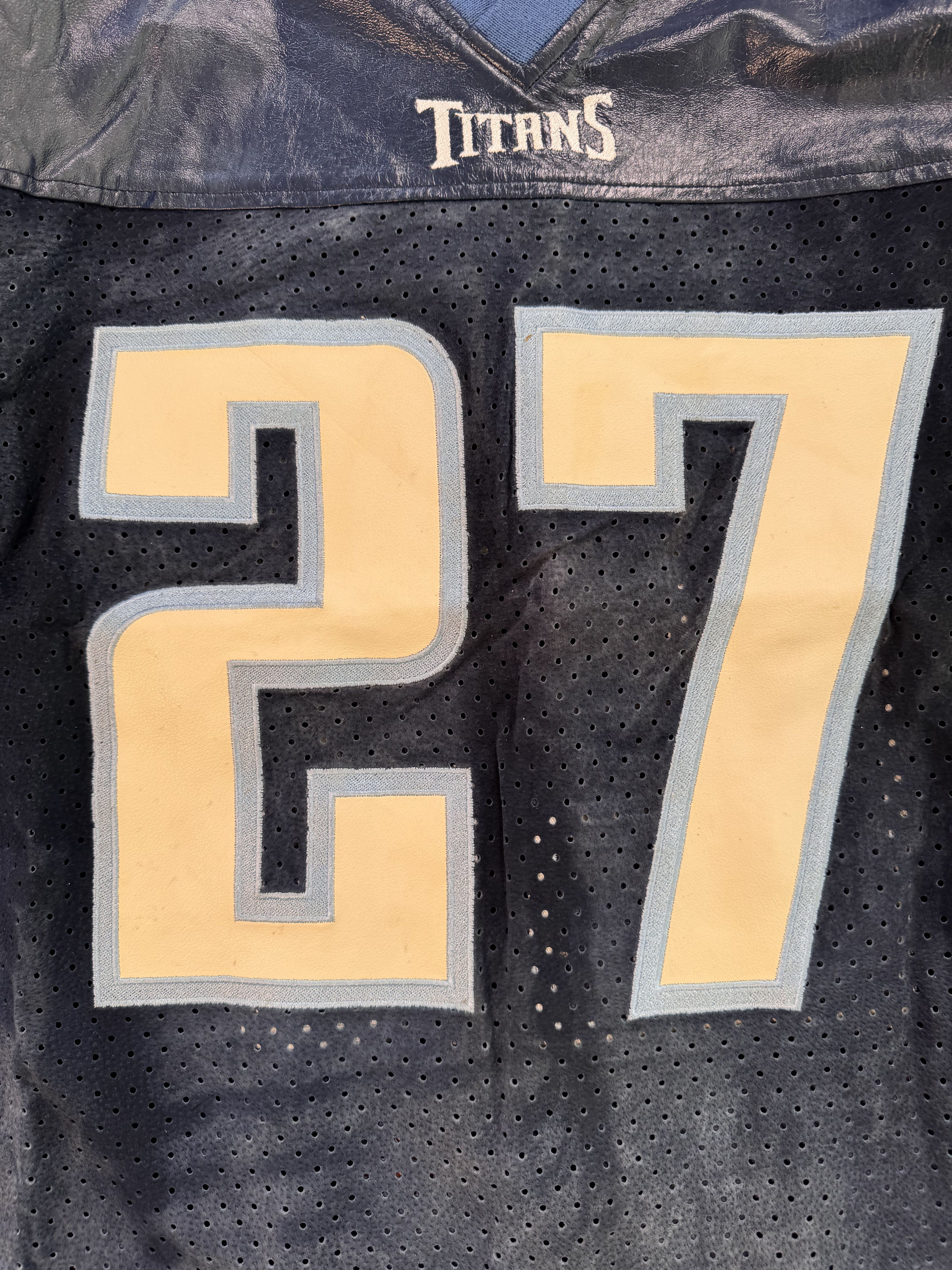 Jeff Hamilton OG Vintage Jeff Hamilton Titans Jersey Leather Size US S / EU 44-46 / 1 - 3 Thumbnail