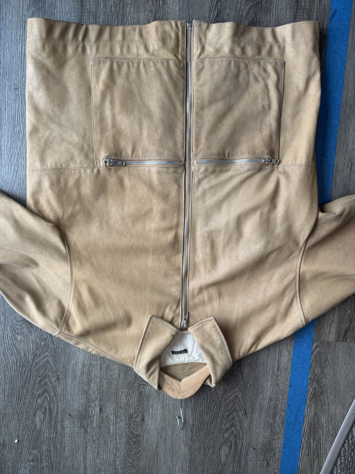 Other Cool Italian supple suede leather coat Size US XL / EU 56 / 4 - 3 Thumbnail