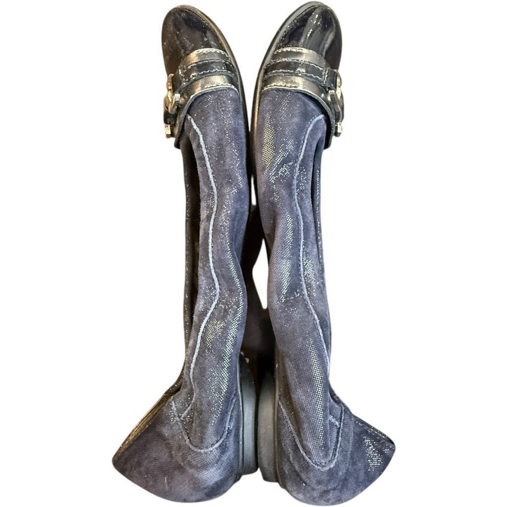 AGLINI AGL Attilio Giusti Leombruni Monika Suede Patent Leather Ita Size US 10.5 / IT 40.5 - 5 Thumbnail
