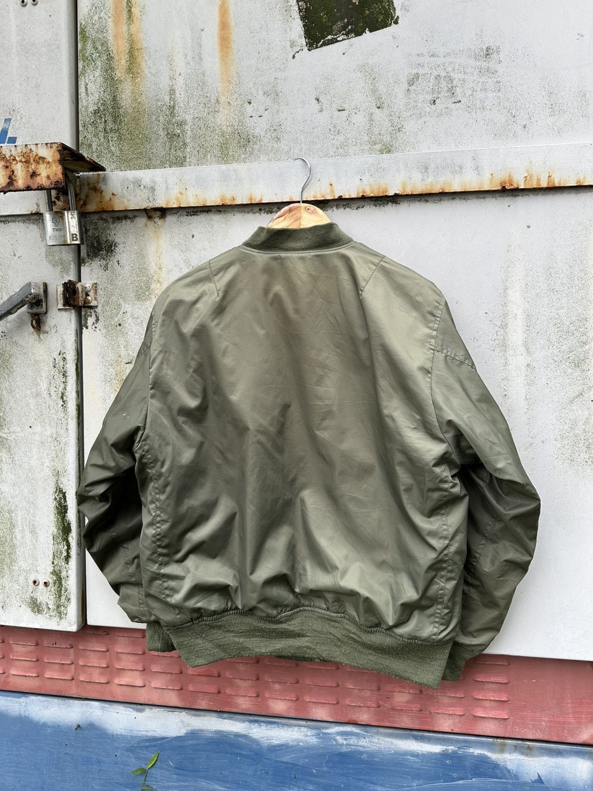 Vintage 🪖Vintage MA-1 Man Intermediate Bomber Jacket Size US M / EU 48-50 / 2 - 9 Thumbnail