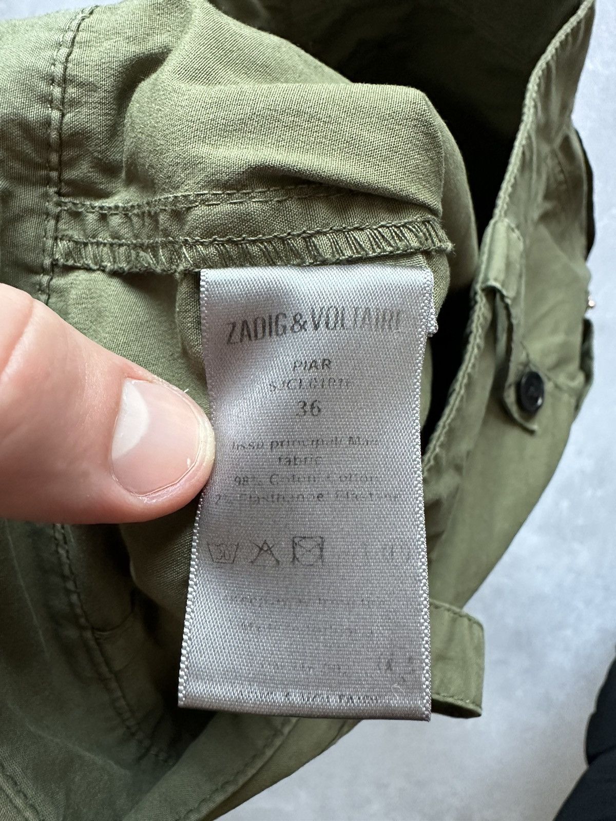 Designer × Zadig & Voltaire Pants Zadig&Voltaire Piar France 36 Size 26" / US 2 / IT 38 - 14 Thumbnail