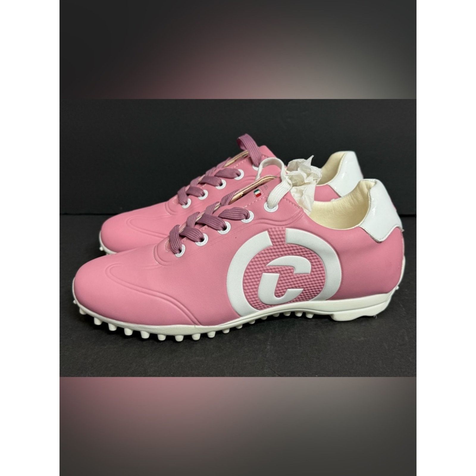 Other Duca Del Cosma Queenscup Pink/White Golf Shoes Size 5.5-6 Size US 6 / IT 36 - 1 Thumbnail