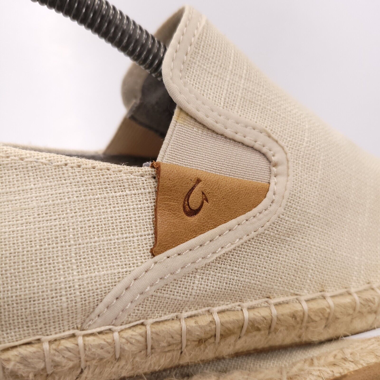 Olukai Olukai Kailua Canvas Flat Shoe Womens Size 9.5 20449 White Size US 9.5 / IT 39.5 - 8 Thumbnail