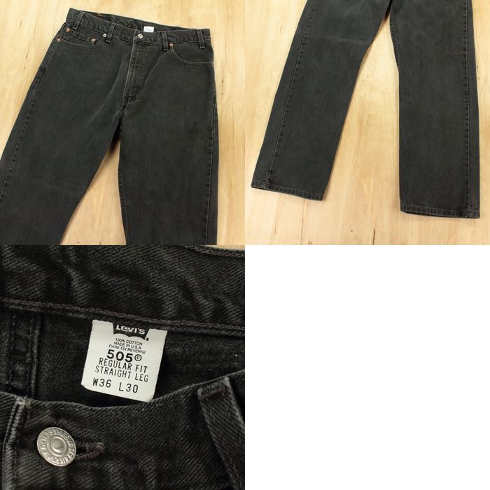 Levi's vtg usa LEVIs 505 classic straight fit jeans 36 x 30 tag