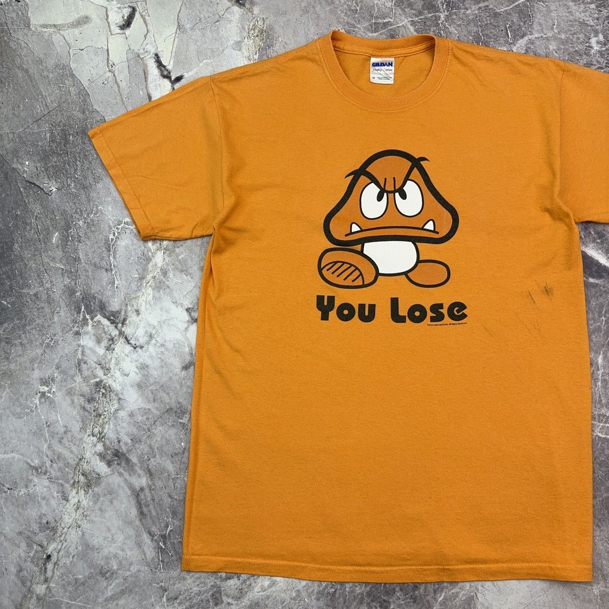 Nintendo × The Game × Vintage Vintage Mario T shirt You Lose Goomba 2005 Nintendo Game M Size US M / EU 48-50 / 2 - 4 Thumbnail