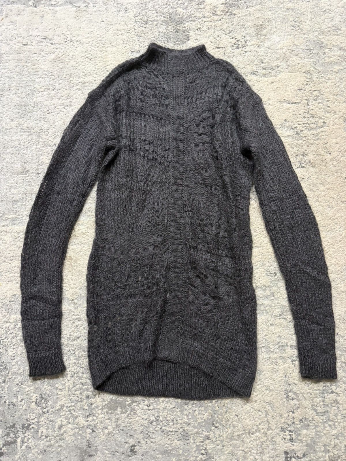 Rick Owens FW14 Moody Long Knit Size US XL / EU 56 / 4 - 1 Thumbnail