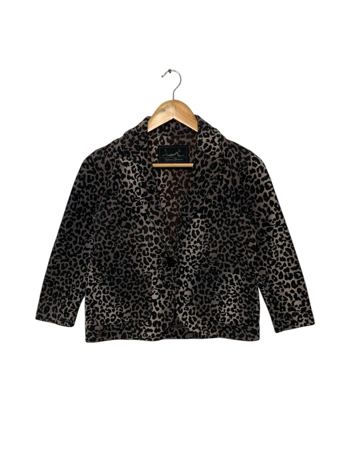 Designer × Hysteric Glamour × Japanese Brand Rare Hysteric Glamour Skull Leopard Cotton Blazer One Button Size S / US 4 / IT 40 - 1 Thumbnail