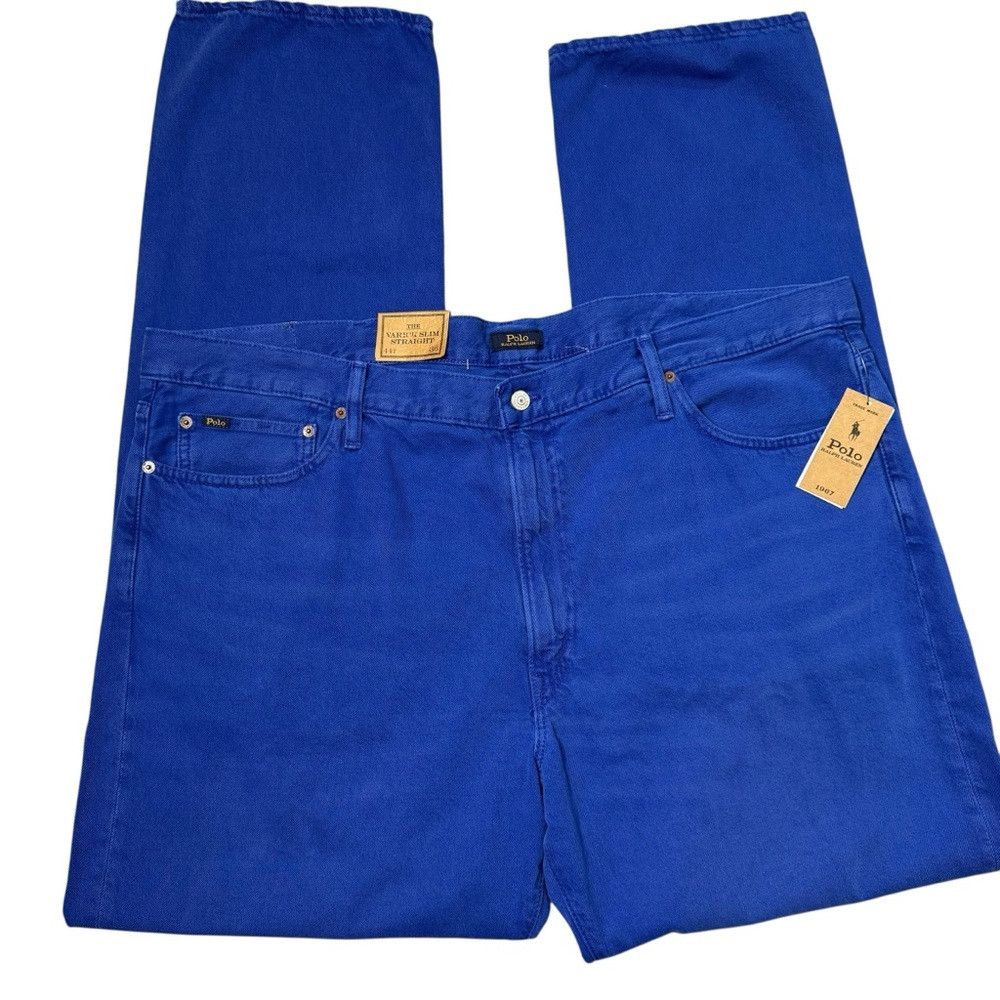 Polo Ralph Lauren NWT New $138 Polo Ralph Lauren Varick Slim Straight Blue Je Size US 44 / EU 60 - 3 Thumbnail