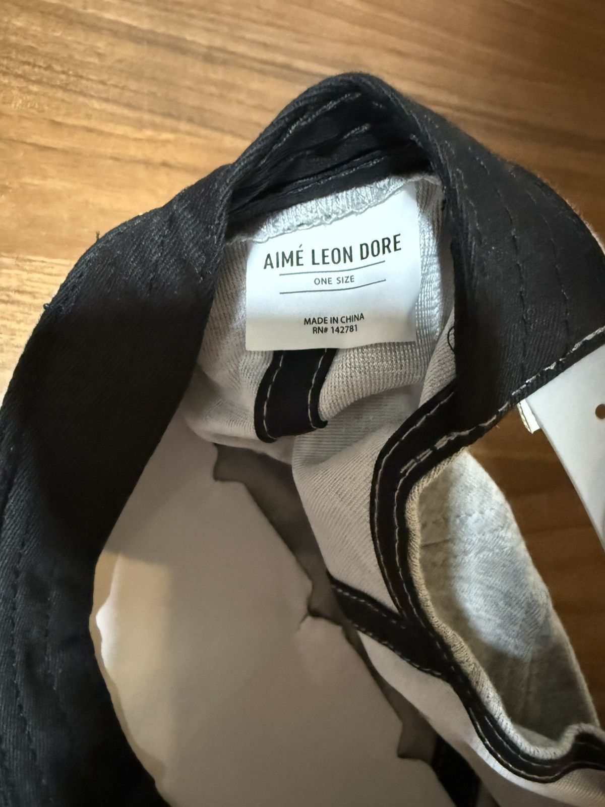 Aime Leon Dore Aime Leon Dore ALD Jersey Gothic “A” Logo Hat Grey SnapBack Size ONE SIZE - 6 Thumbnail