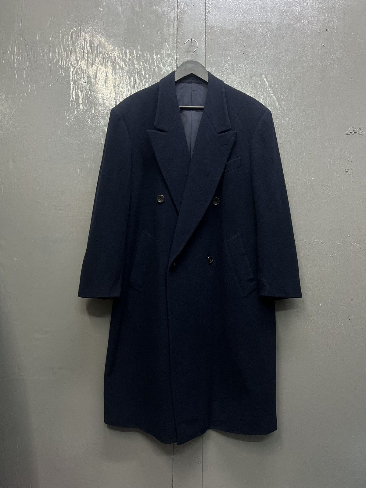 Lanvin Lanvin Paris Wool Long Coat Double Breast Size US XL / EU 56 / 4 - 2 Thumbnail