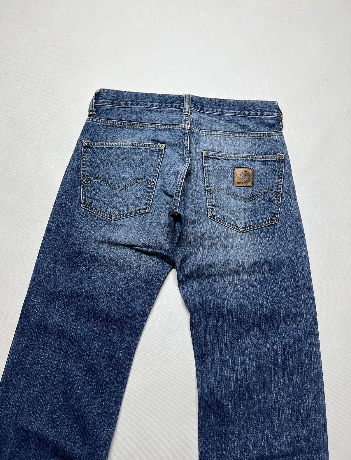 Carhartt Vintage Y2k Carhartt 💙 Bronco Denim Jeans Pants 00’s Size US 30 / EU 46 - 5 Thumbnail