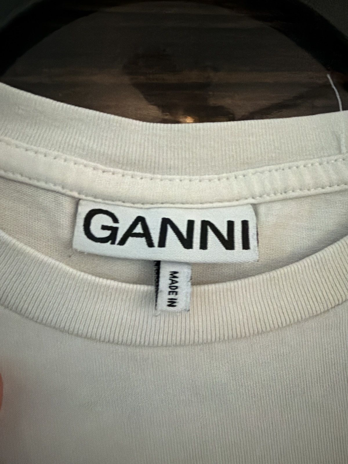 Ganni GANNI Organic‑Cotton Smiley Tee (multicolour) Size M / US 6-8 / IT 42-44 - 3 Thumbnail