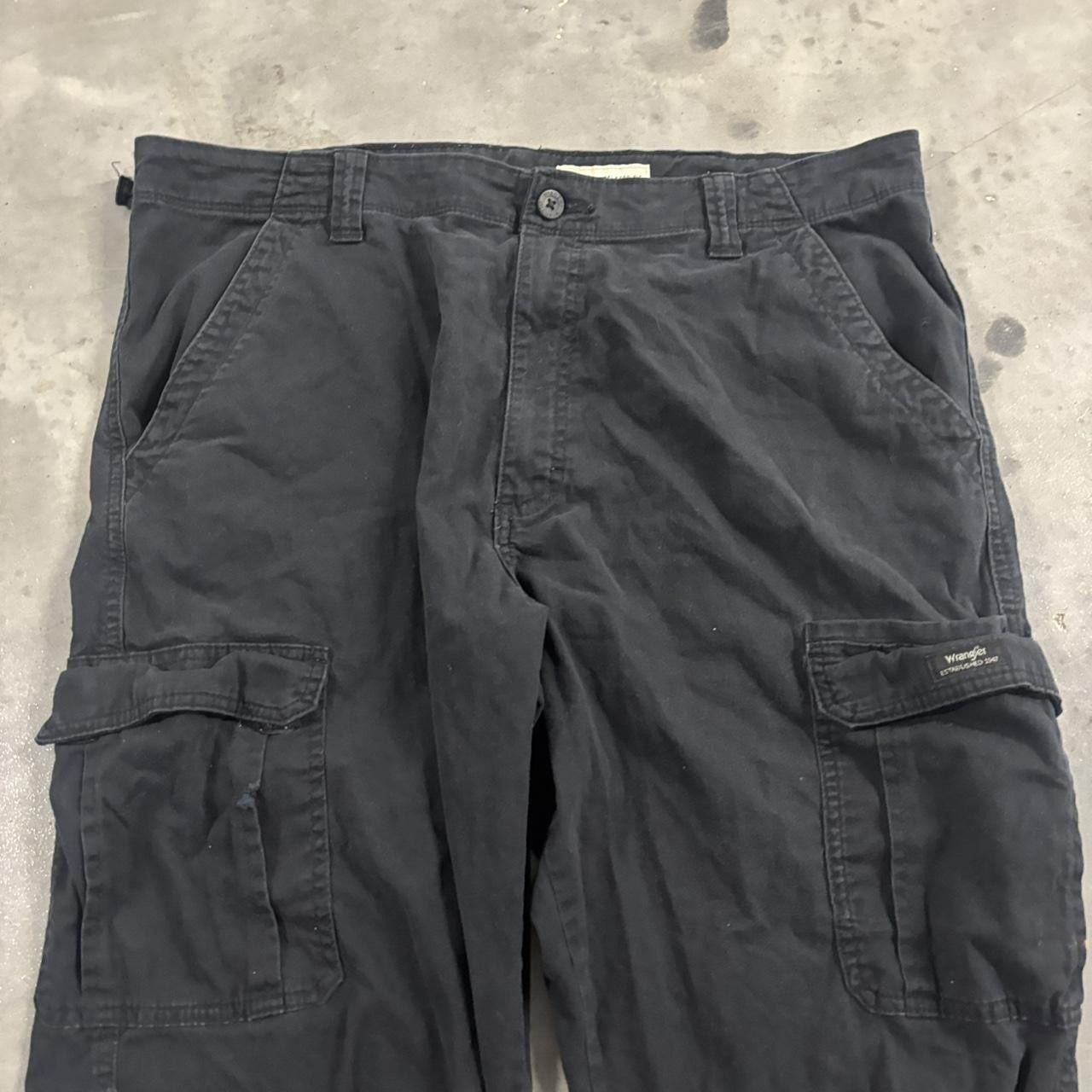 Vintage Crazy Vintage Y2K/2000s Black Skater Essential Cargo Pants! 38x34 Size US 38 / EU 54 - 5 Thumbnail