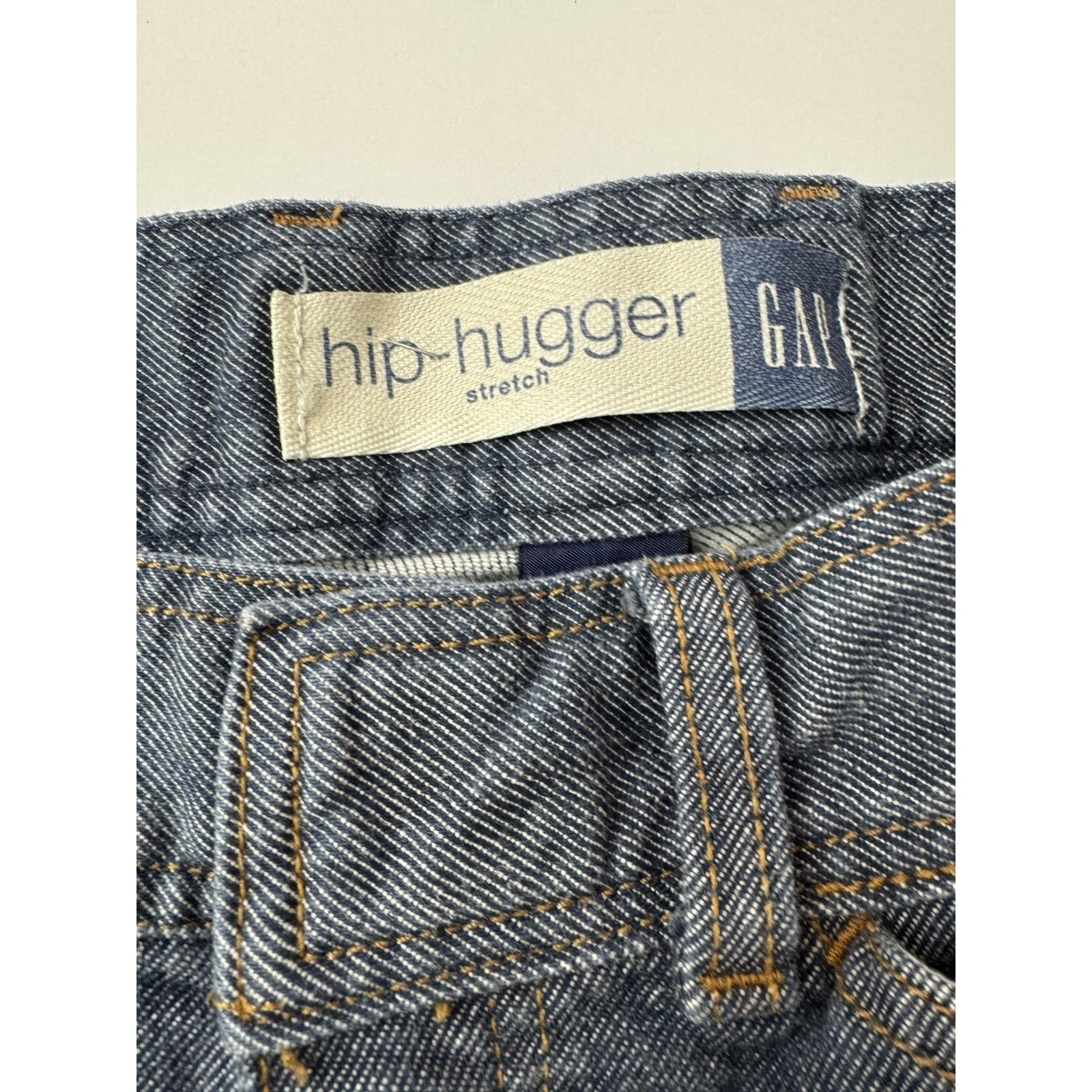 Gap GAP Hip Hugger Jeans Size 4 Y2K Low Rise Stretch Straight Size 27" / US 4 / IT 40 - 3 Thumbnail