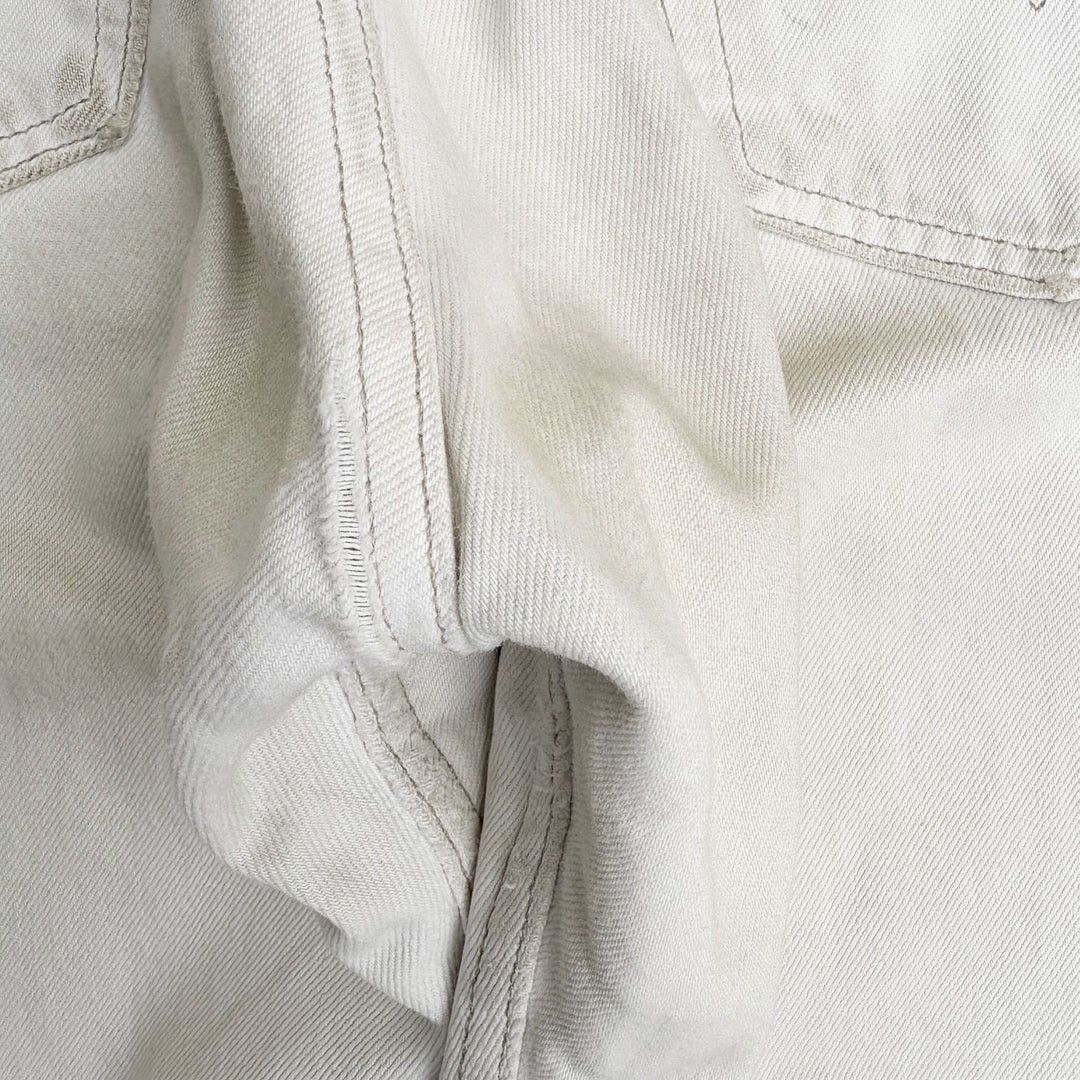 Levi's Levi’s 501 1990 90s Vintage USA Made W33 White Denim Jeans Size US 33 - 7 Thumbnail