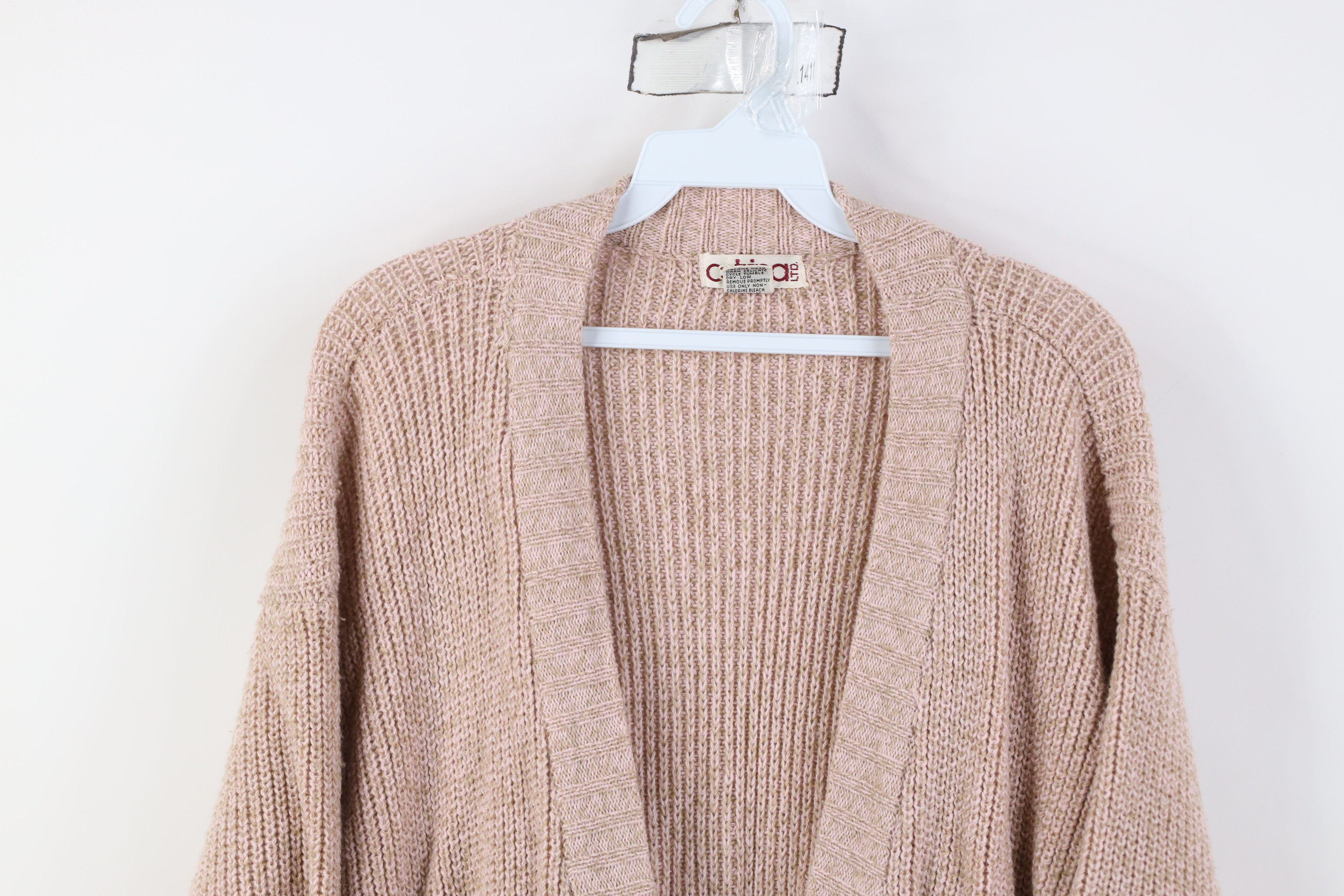 Vintage Vintage 90s Streetwear Baggy Ribbed Knit Cardigan Sweater Size M / US 6-8 / IT 42-44 - 2 Thumbnail
